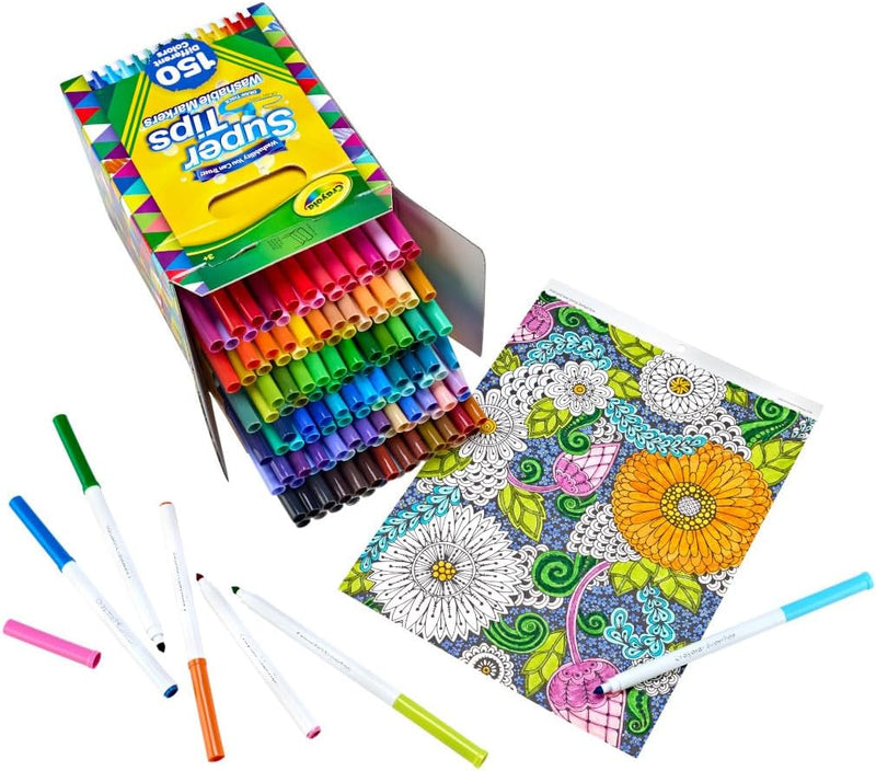 Plumones SuperTips X150 Crayola
