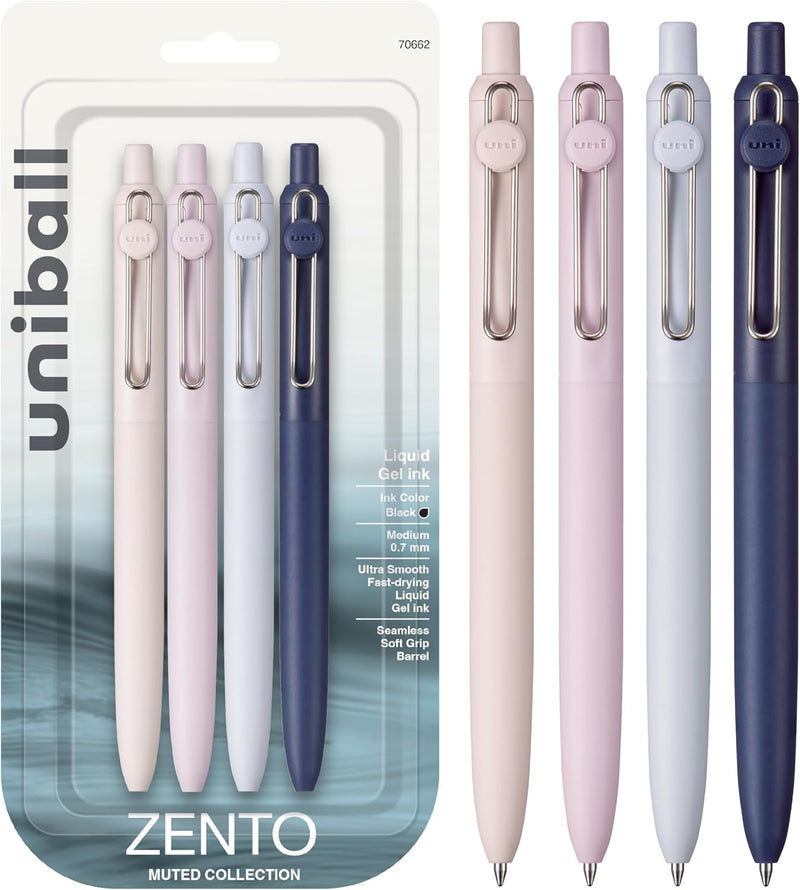 Boligrafo Gel Zento Retractil X4 Uniball