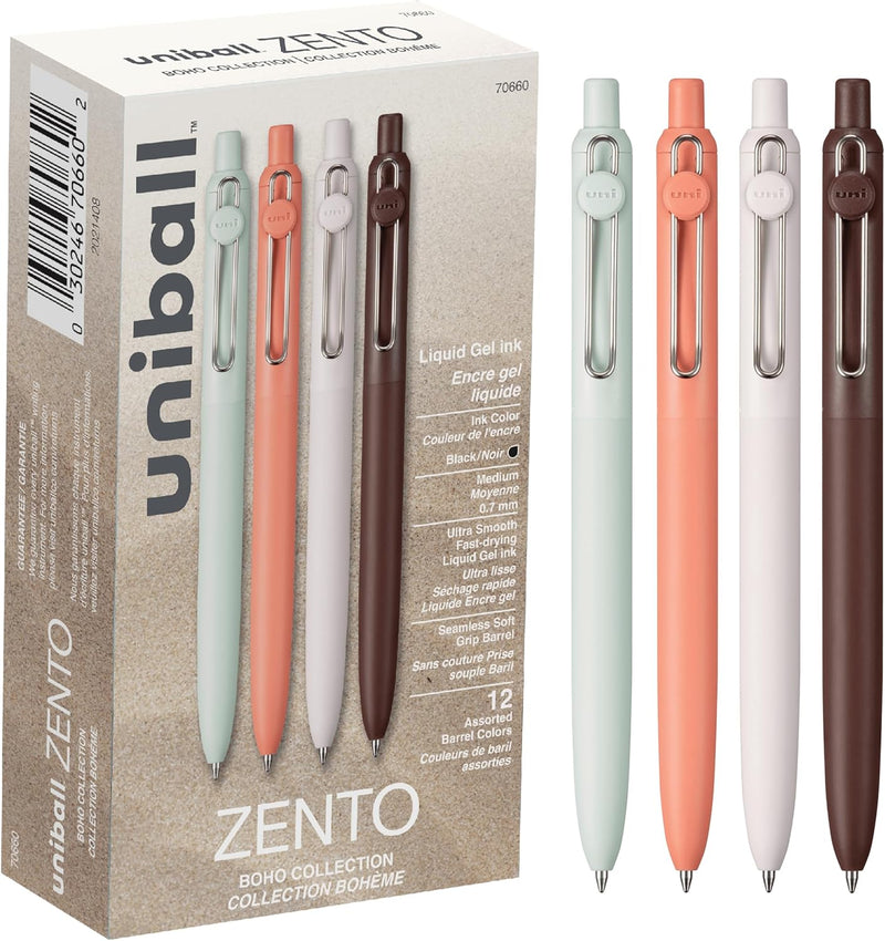 Boligrafo Gel Zento Retractil Uniball