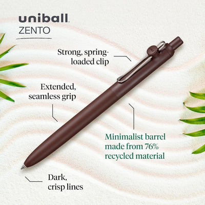 Boligrafo Gel Zento Retractil Uniball