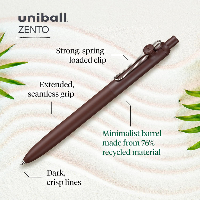 Boligrafo Gel Zento Retractil Uniball