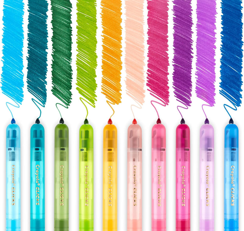 Plumones Click Retractical x10 Crayola