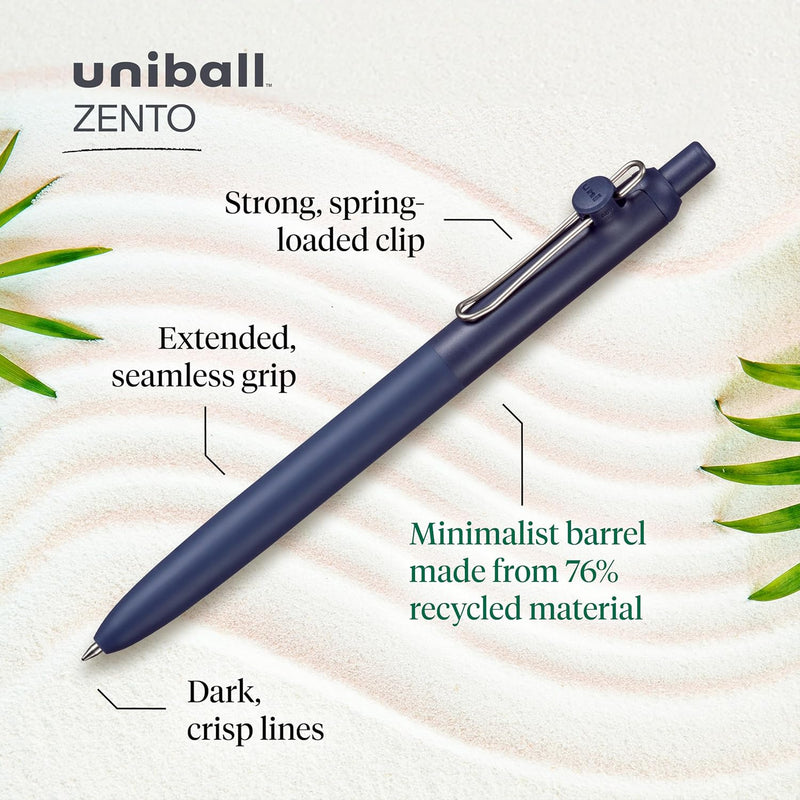 Boligrafo Gel Zento Retractil X4 Uniball