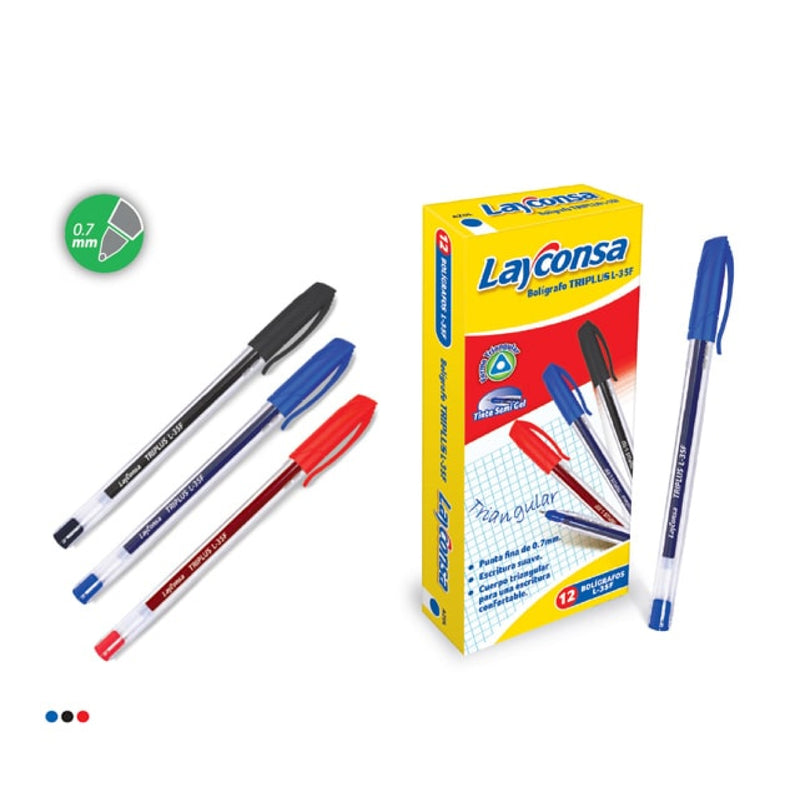 Bolígrafo Triplus L-35F Layconsa