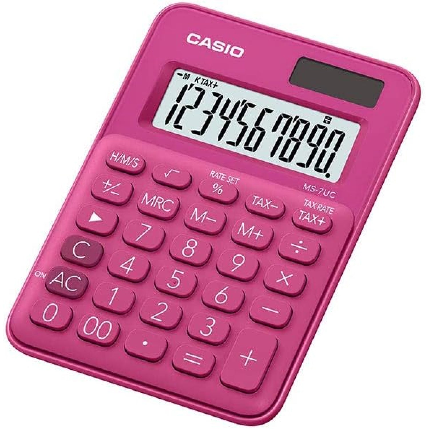 Calculadora Pastel MS-7UC Fucsia Casio – Verqui