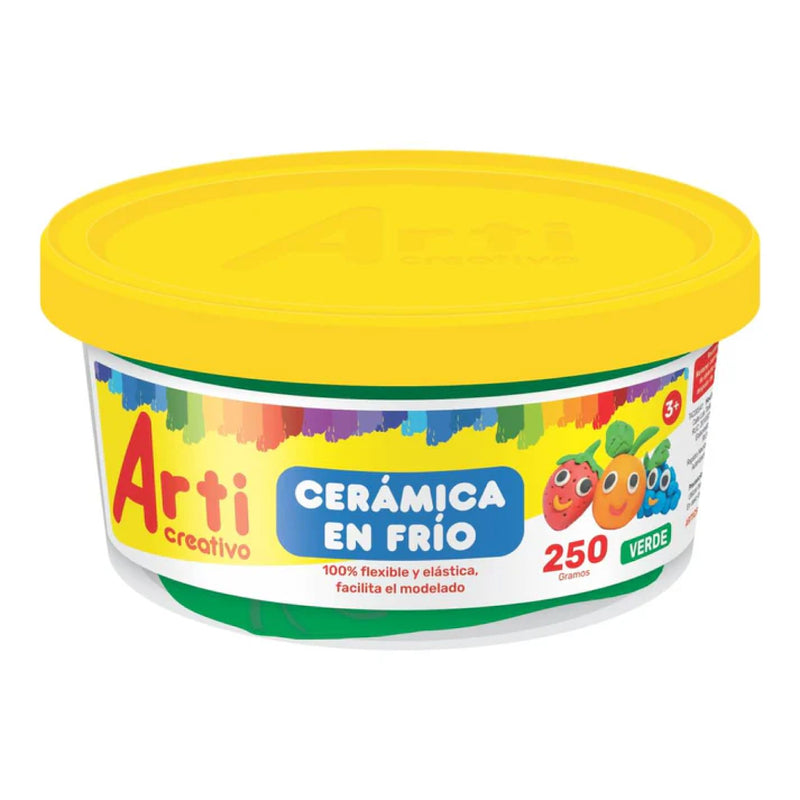 Cerámica en Frío 250 gr. Verde Arti