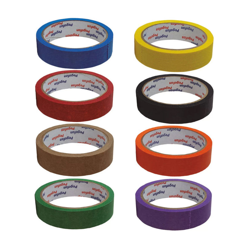 Cinta Masking Tape de Color 1"X20 YDS Pegafan