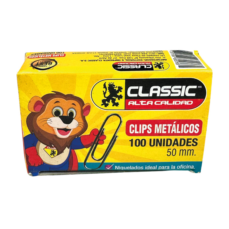Clips 50MM Caja X100 Classic