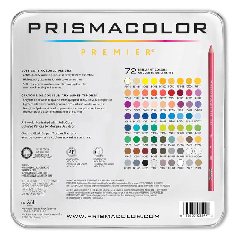 Colores Premier X72 Prismacolor