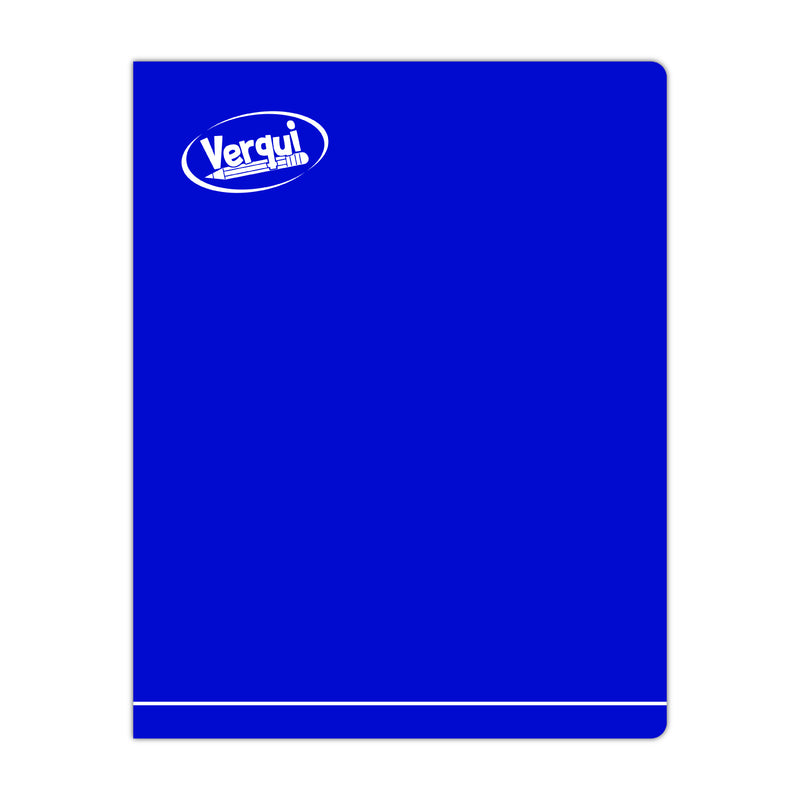 Cuaderno Escolar Triple Reglón Marco Azul Verqui