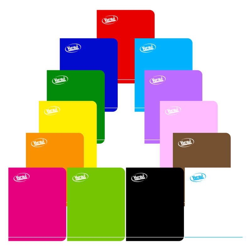 Cuaderno Escolar Doble Línea Marco Azul Verqui