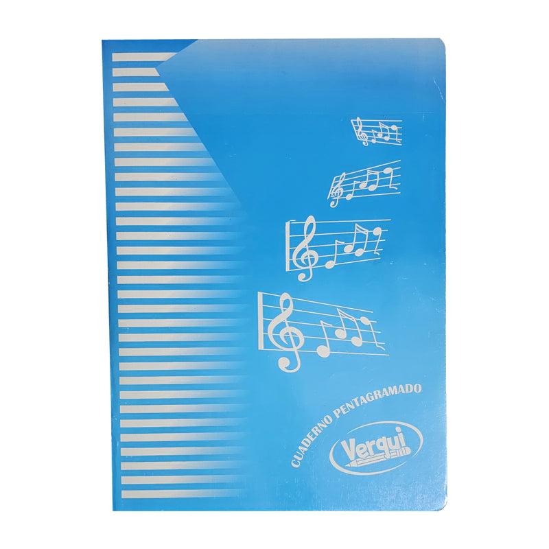 Cuaderno Pentagramado de Música A4 58H. Verqui