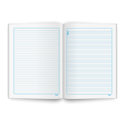 Cuaderno Pentagramado de Música A4 58H. Verqui