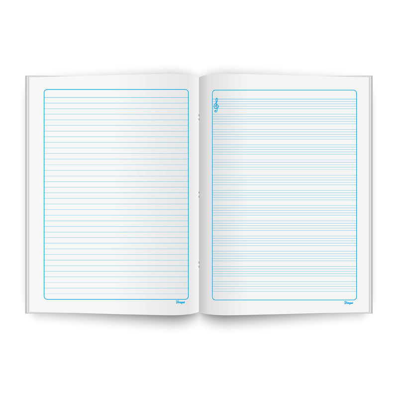 Cuaderno Pentagramado de Música A4 58H. Verqui