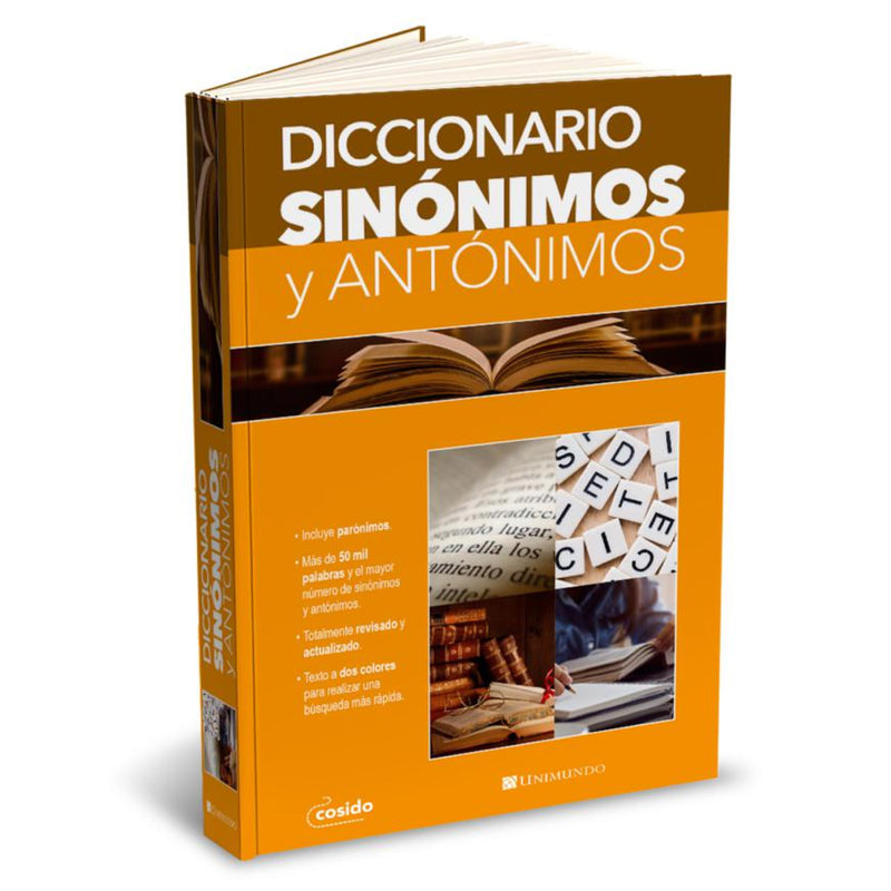 Diccionario Sinónimos y Antónimos Tapa Dura Unimundo