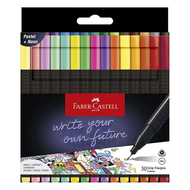 Plumón Marc. Grip FinePen X30 Faber Castell