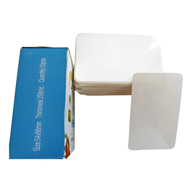 Mica Plástica para Enmicar DNI 5.4X8.6 cm. 200 Mic. Dinamo