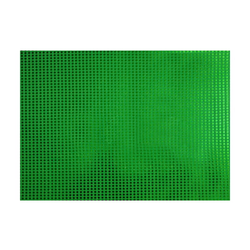 Microporoso Lentejuelas 2mm. Verde Alpha