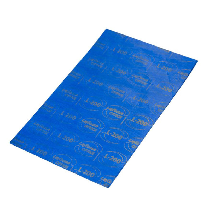 Papel Carbón Plastificado Oficio Azul Layconsa