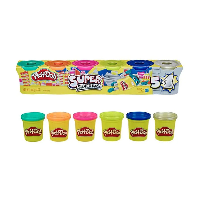 Play Doh 5+1 Silver
