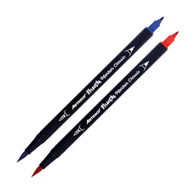 Plumones Dual Brush Classic X6 Artesco