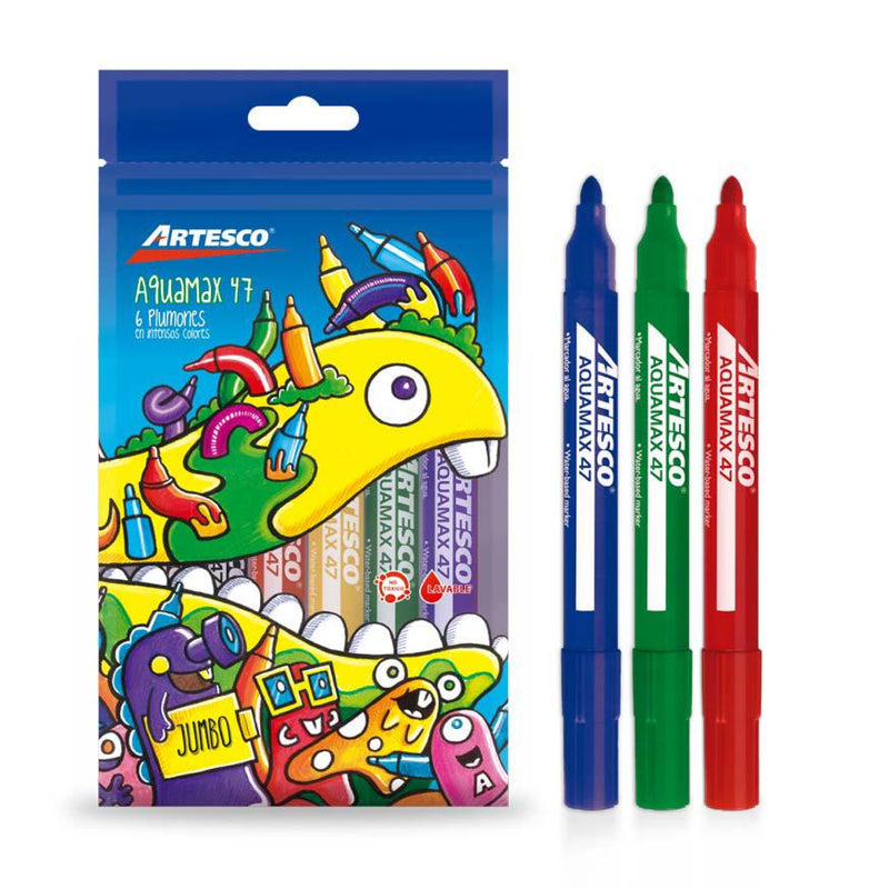 Plumón 47 Estuche X6 Artesco