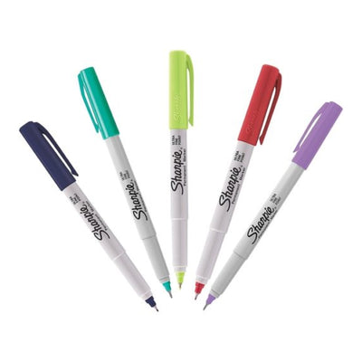 Plumón Permanente P/Fina Colores Cósmicos X5 Sharpie