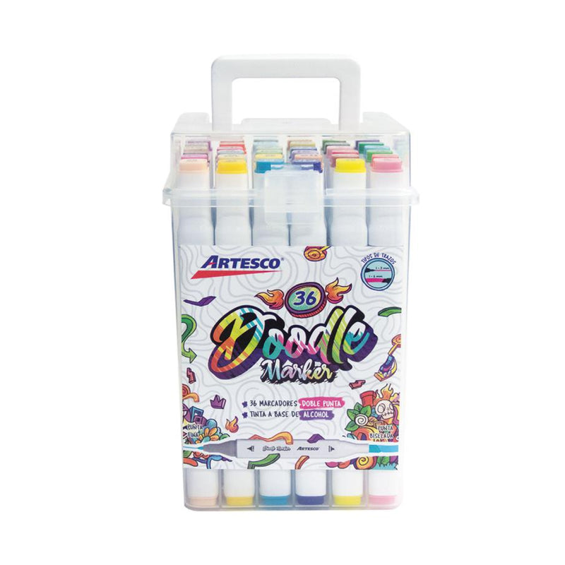 Plumón de Alcohol X36 Artesco Doodle Makers