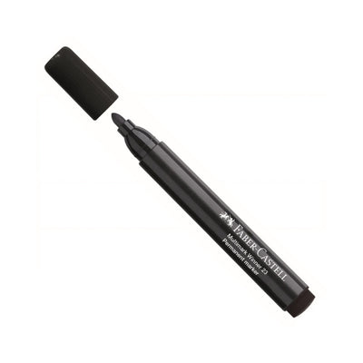 Plumón Indeleble 23 Punta Redonda Faber Castell