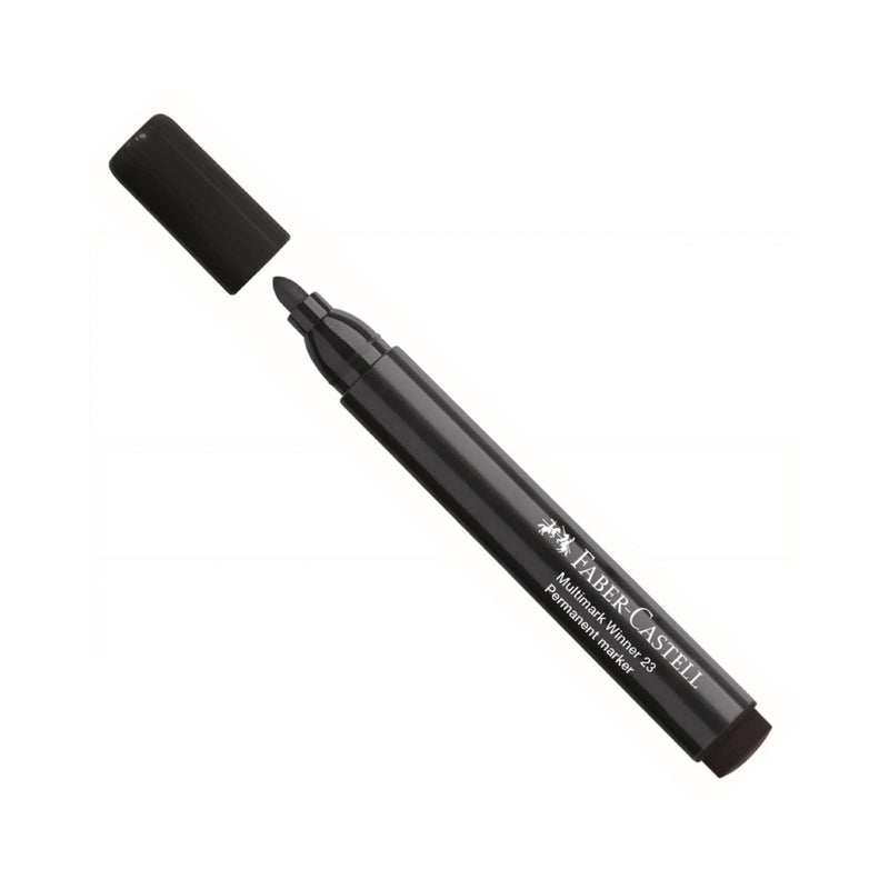 Plumón Indeleble 23 Punta Redonda Faber Castell