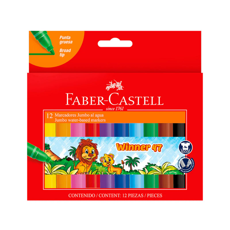 Plumón 47 Winner para Papel X12 Faber Castell