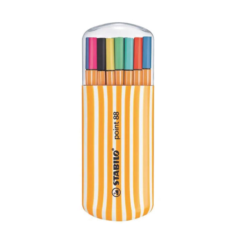 Fine Pen Sta Point 88 Estuche X20 Zebrui Stabilo