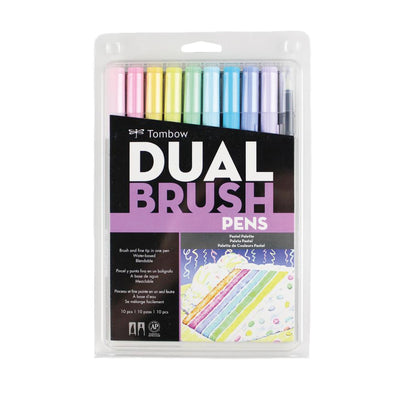 Plumón Dual Brush Pastel Set X10 Tombow