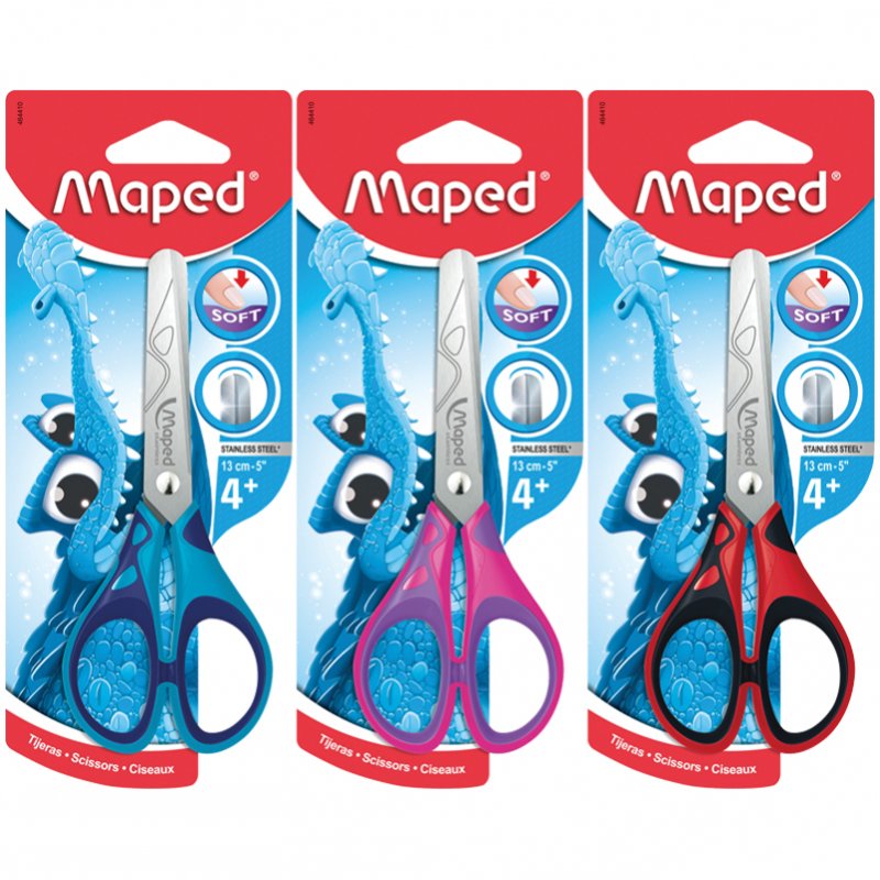 Tijera Escolar 13 cm Essential Soft Maped