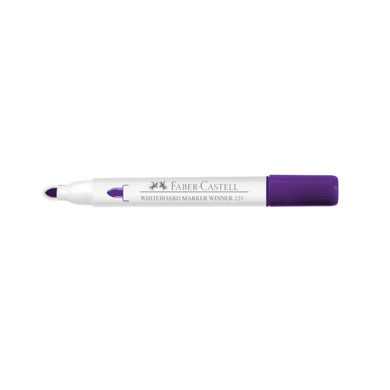 Plumón 123 para Pizarra Punta Media Faber Castell