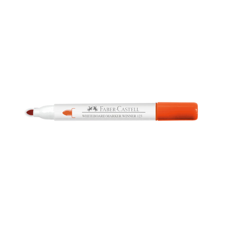 Plumón 123 para Pizarra Punta Media Faber Castell