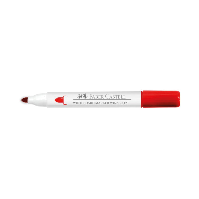 Plumón 123 para Pizarra Punta Media Faber Castell