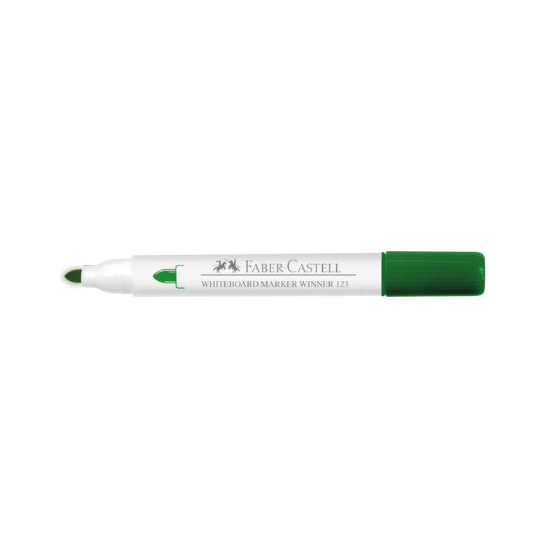 Plumón 123 para Pizarra Punta Media Faber Castell