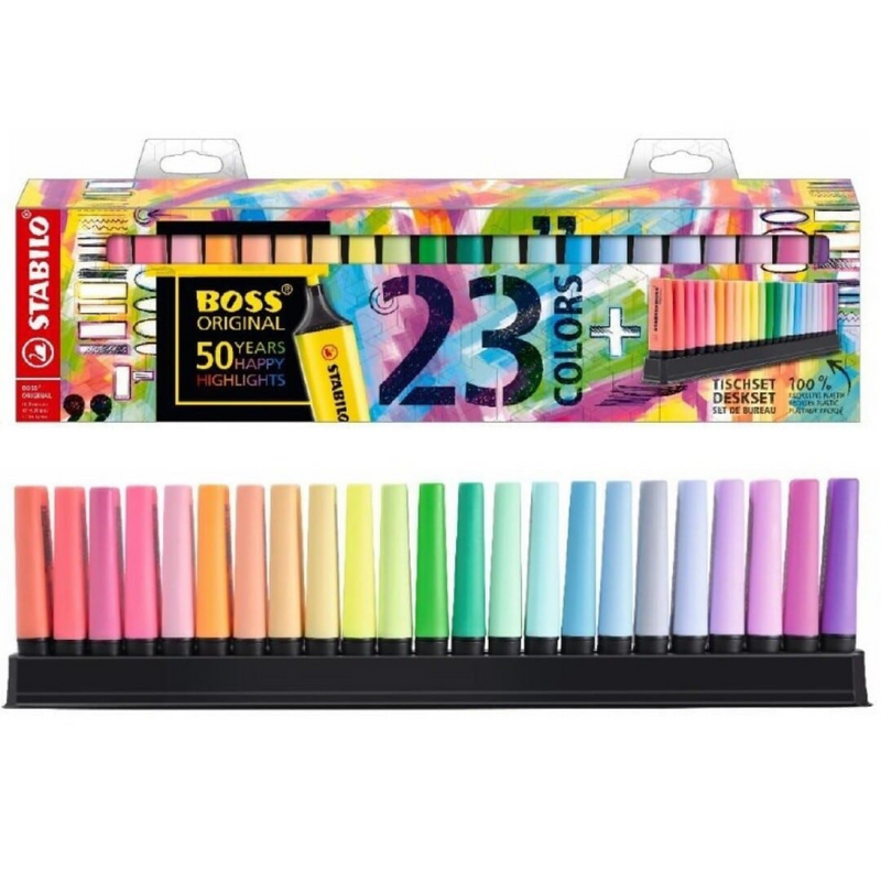 Resaltador Boss X 23 Deskset Stabilo