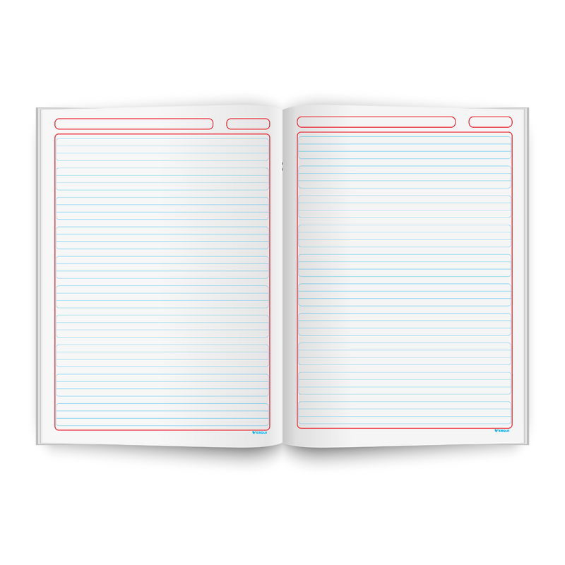 Cuaderno Escolar Triple Max Marco Rojo